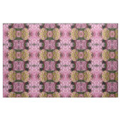 Tissu Crème rose Hydrangeas jaune rose vert floral (Fat Quarter)