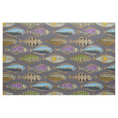 Tissu Crépuscule d'Alaska de flétan (Fat Quarter)