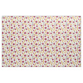 Tissu Cricketer Anglais Cricket Bat et Ball Patterned (Fat Quarter)