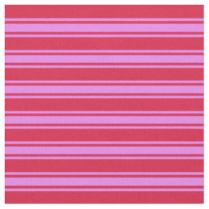 Tissu Crimson et violet couleur Motif de lin