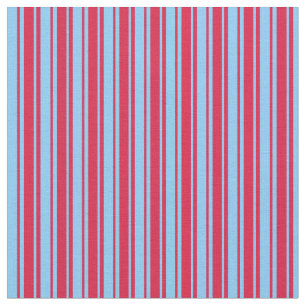 Tissu Crimson & Motif ciel bleu clair