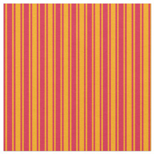 Tissu Crimson & Orange Motif des bandes