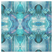 Tissu - Cristaux Aquamarines. (Fermer)
