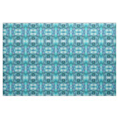 Tissu - Cristaux Aquamarines. (Fat Quarter)
