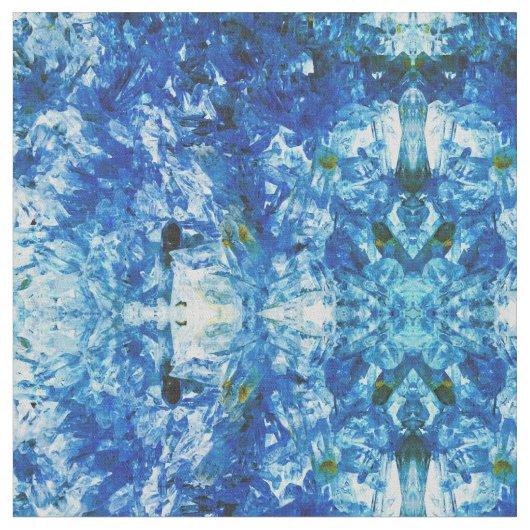 Tissu Cristaux bleus (Fermer)