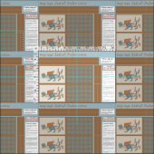 Tissu Critère Luttrell Psalter do-it-yourself Tapis de M (Carreau)