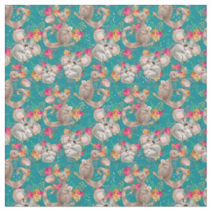 Tissu Critères Aussie adorables