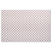 Tissu Crochets Mulberry sur blanc (Yard)