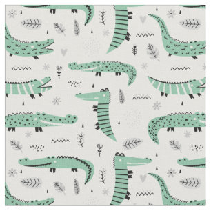 Tissu Crocodile amical
