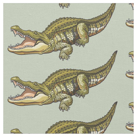 Tissu Crocodile du Nil (Fermer)