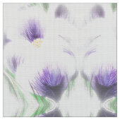 Tissu Crocus blanc plumé (Fermer)