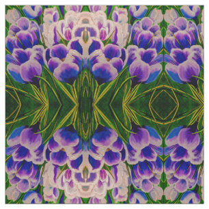 Tissu Crocus pourpre