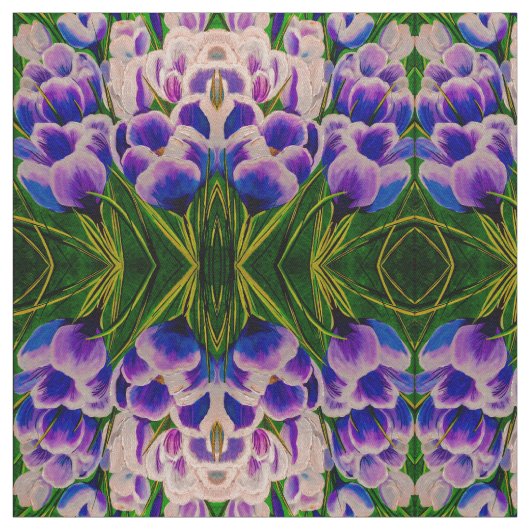 Tissu Crocus pourpre (Échantillon)