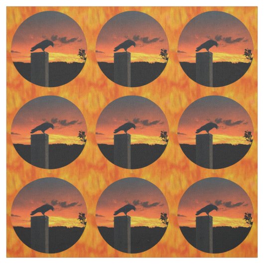 Tissu Croisement au coucher du soleil v1 (Échantillon)