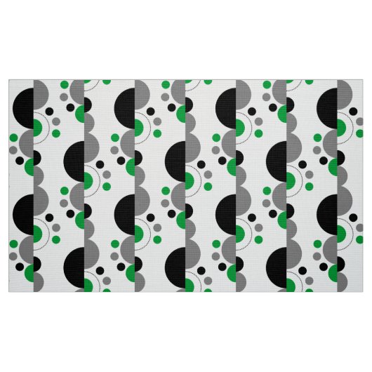 Tissu Croissants Abstraits 01 - Vert herbe (Fat Quarter)