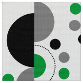 Tissu Croissants Abstraits 01 - Vert herbe (Fermer)