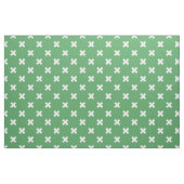 Tissu Croix blanche sur le vert (Fat Quarter)