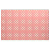 Tissu Croix blanche sur pêche (Yard)