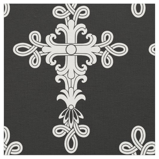 Tissu croix chrétienne (Fermer)