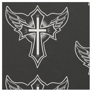Tissu Croix chrétienne