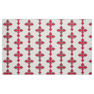Tissu Croix chrétienne