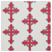 Tissu Croix chrétienne (Échantillon)