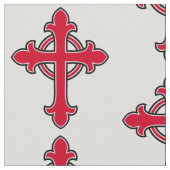 Tissu Croix chrétienne (Détail)