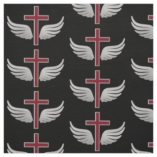 Tissu Croix chrétienne (Échantillon)