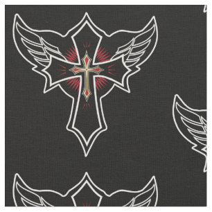 Tissu Croix chrétienne