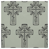 Tissu Croix chrétienne orthodoxe (Échantillon)