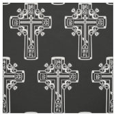 Tissu Croix chrétienne orthodoxe (Échantillon)