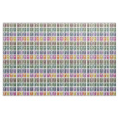 Tissu Croix d'arc-en-ciel (Fat Quarter)