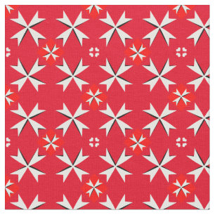 Tissu Croix de Malte et Drapeau maltais Tissu/mode tenda