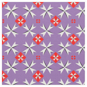 Tissu Croix de Malte et Drapeau maltais Tissu/mode tenda