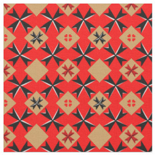 Tissu Croix de Malte et Drapeau maltais Tissu/mode tenda