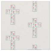 Tissu Croix florale (Fermer)