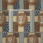 Tissu Croix Lion Chrétien (Carreau)