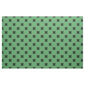 Tissu Croix noire sur le vert (Fat Quarter)