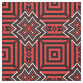Tissu Croix Nordique Rouge (Échantillon)