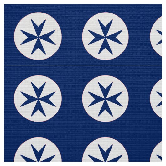 Tissu Croix octogonale BLUE CORSAIR STYLE (Échantillon)