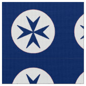 Tissu Croix octogonale BLUE CORSAIR STYLE (Fermer)