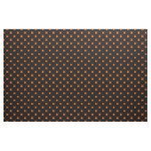 Tissu Croix orange sur le noir (Yard)