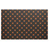 Tissu Croix orange sur le noir (Fat Quarter)