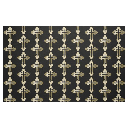 Tissu Croix orthodoxe chrétienne (Fat Quarter)