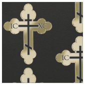 Tissu Croix orthodoxe chrétienne (Détail)