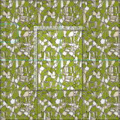Tissu CROQUÉ POP citron (Carreau)