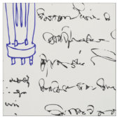 Tissu croquis scientifiques (Échantillon)