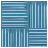 Tissu Crosshatch à tige (Fermer)