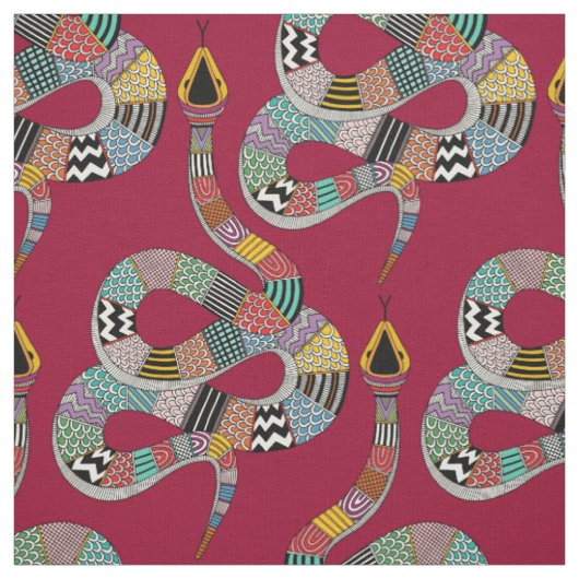 Tissu crotale rouge (Échantillon)