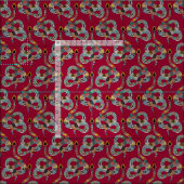 Tissu crotale rouge (Carreau)